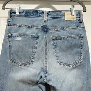 AG Adriano Goldschmied The Rhett High Waist Crop Boyfriend Jeans Size 27